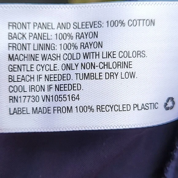 A New Day Tops | Navy Square Neck Button-Up Top | Color: Blue | Size: L - Picture 5 of 9